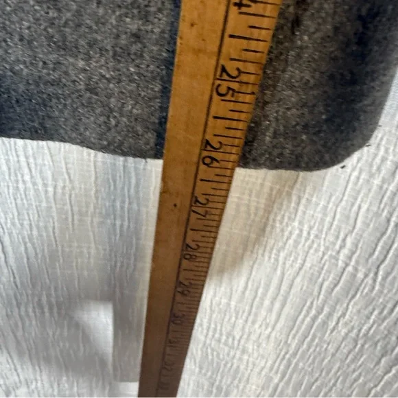 J. Crew Pea Coat Stadium Cloth Nello Gori Gray Gold Button Jacket size 8‎ - Picture 9 of 12